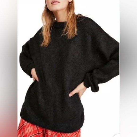 Free People Angelic Alpaca Balloon Sleeve Sweater - Picture 1 of 10